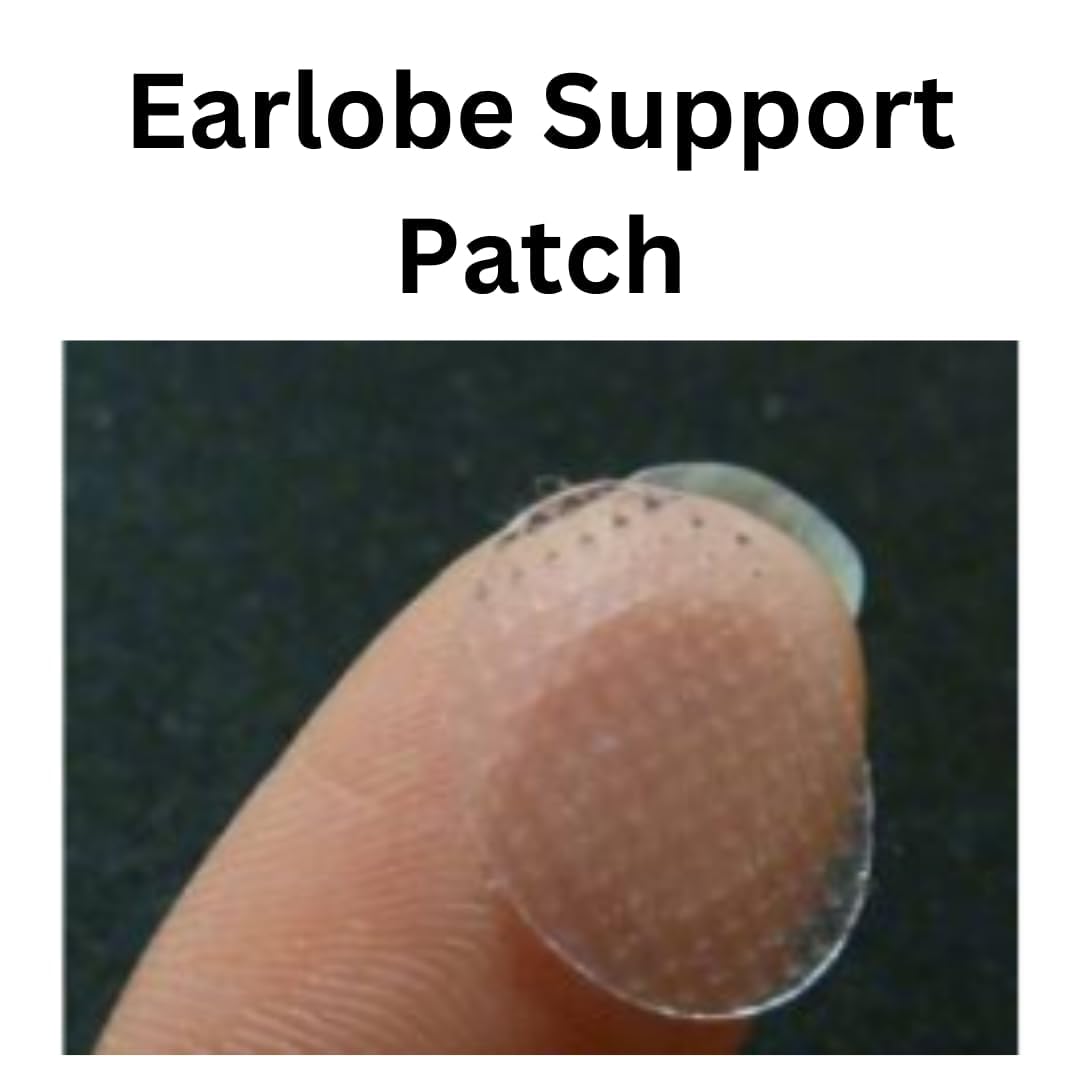 Earlift Fashion Kit – EarLobe Support Patches + Double Sided Tape for Fashion, Clothing and Body