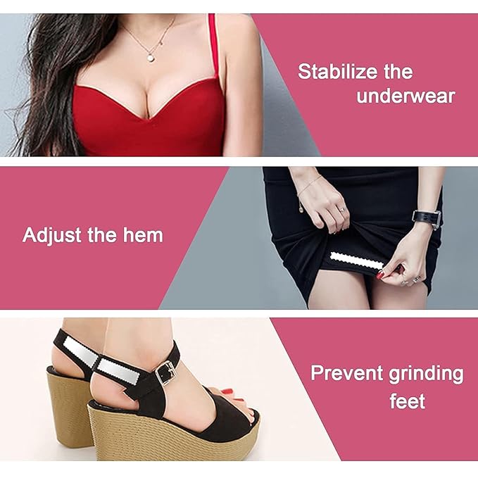 Invisible Double Sided Tape for Fashion, Clothing and Body (60 Strip)