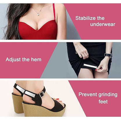 Invisible Double Sided Tape for Fashion, Clothing and Body (60 Strip)
